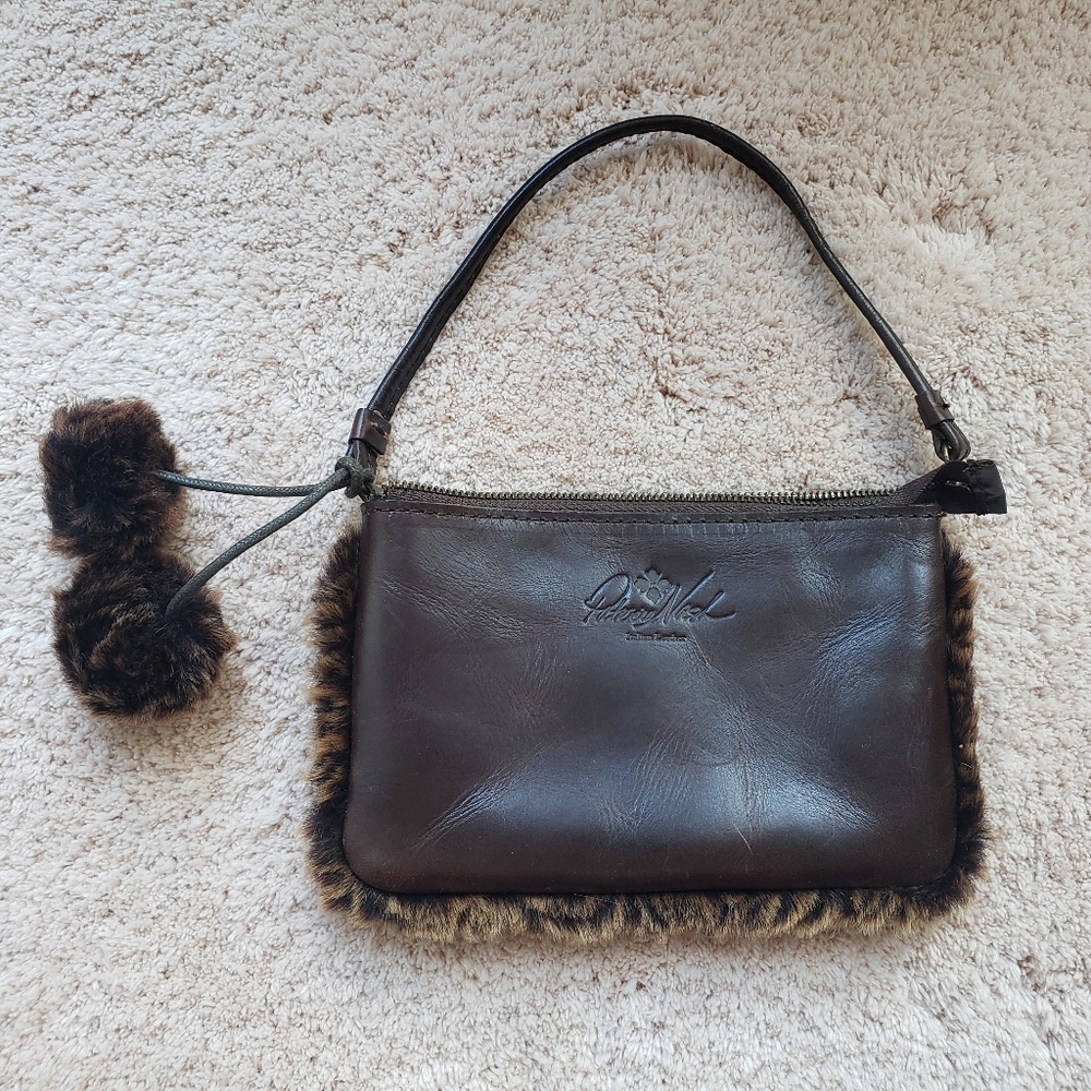 Patricia Nash Dark Brown Wristlet